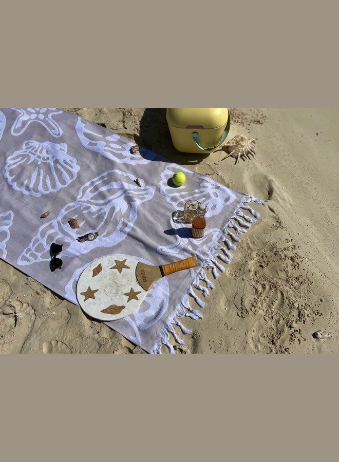 منشفة شاطئية على شكل أصداف - Image 3