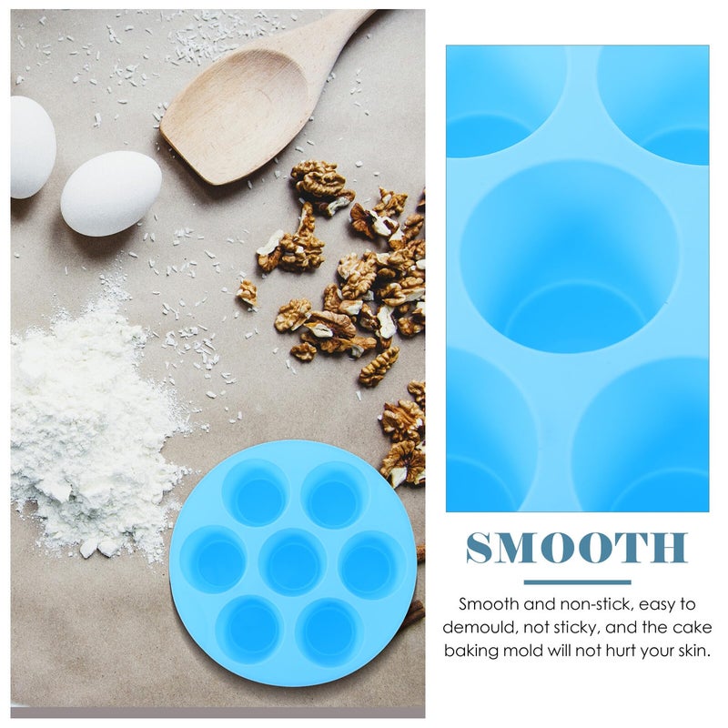 Silicone Muffin Pan Non Stick Baking Tray for Air Fryer Cupcakes and Desserts 6 Cavity - Image 5