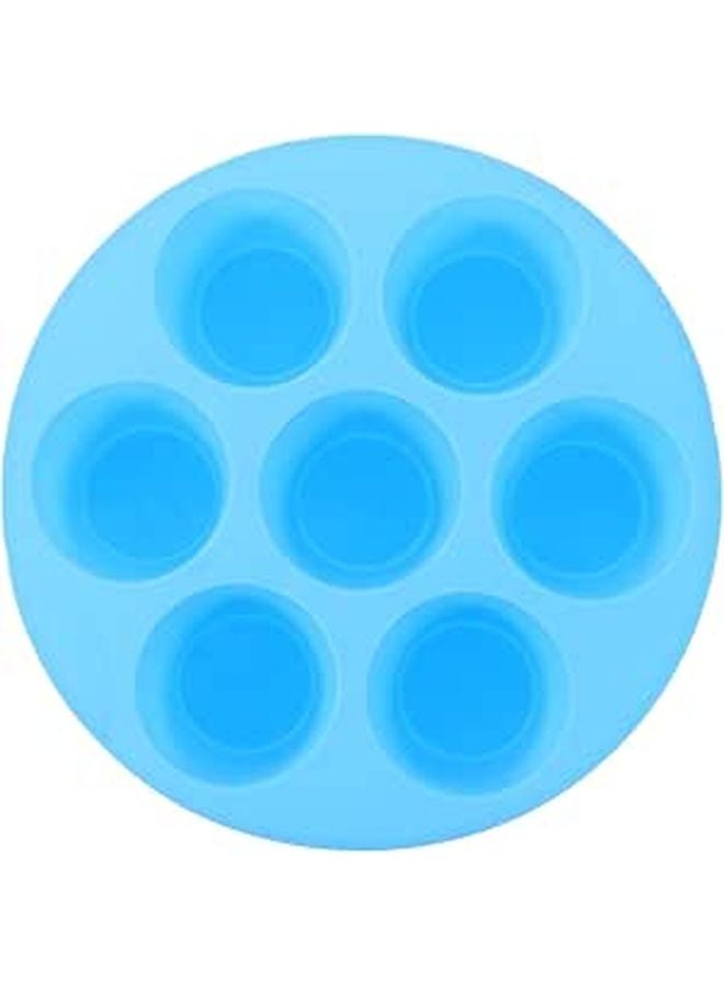Silicone Muffin Pan Non Stick Baking Tray for Air Fryer Cupcakes and Desserts 6 Cavity - Image 1