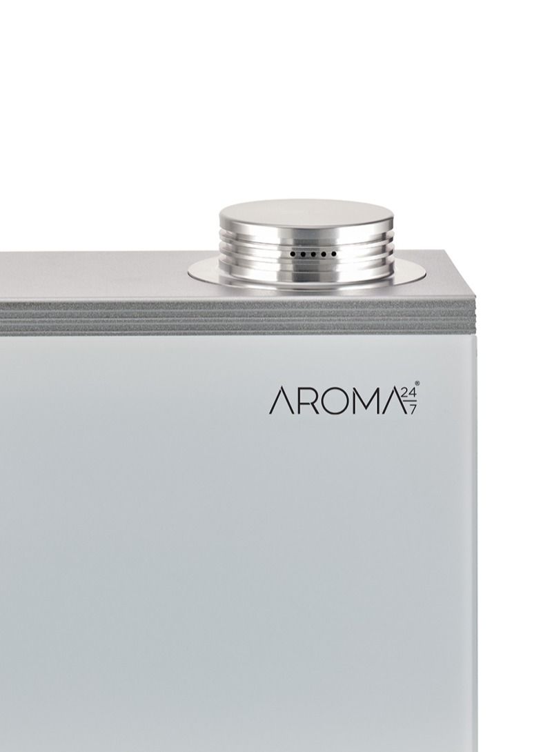 AROMA 24/7 SCENT PRO - SCENT DIFFUSER WITH NANO-DIFFUSION(White), Tempered Glass Aroma Diffuser | Electric Scent Machine, Fragrance Diffuser, Room Diffuser | 300ml Capacity, 800 CBM Coverage - Image 4