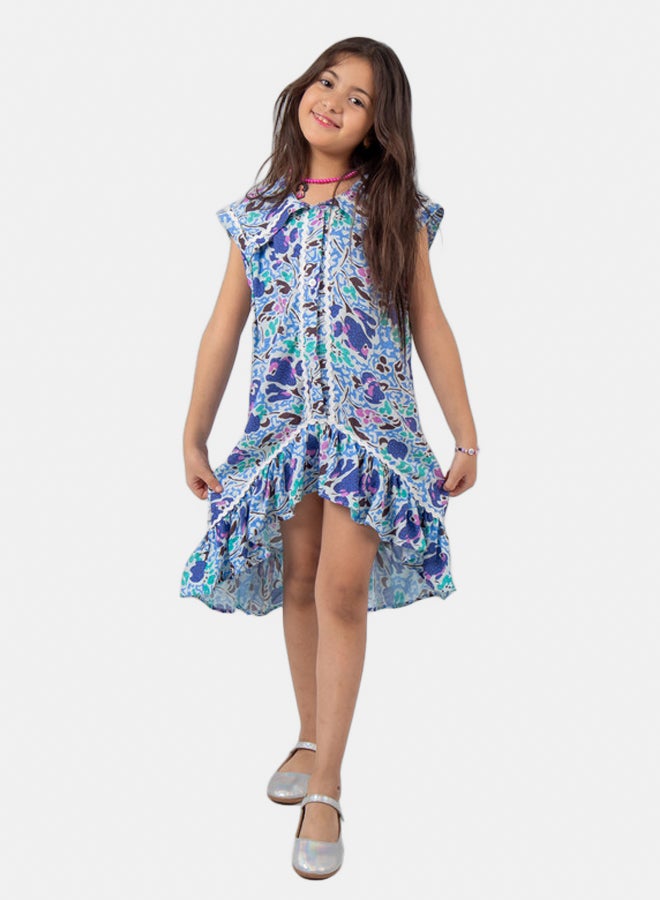 ناناز فستان ناز فتاة مطبوع - Image 2