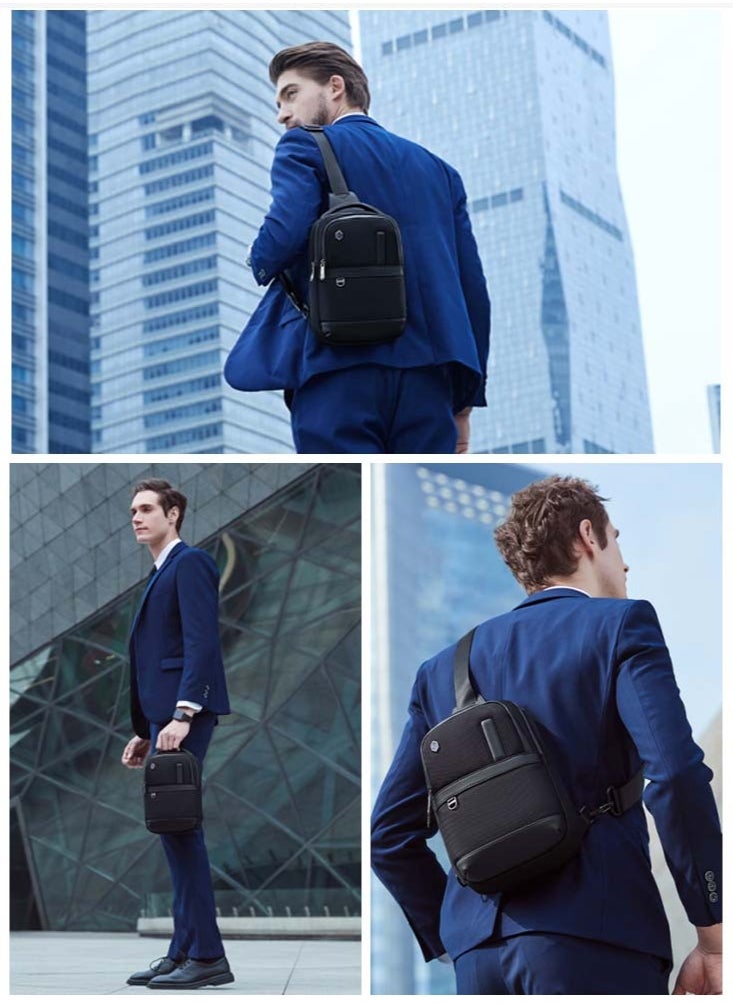 ARCTIC HUNTER Casual Shoulder Bag, Business Chest Sling Bag with Tablet Compartment for Men  - Image 2