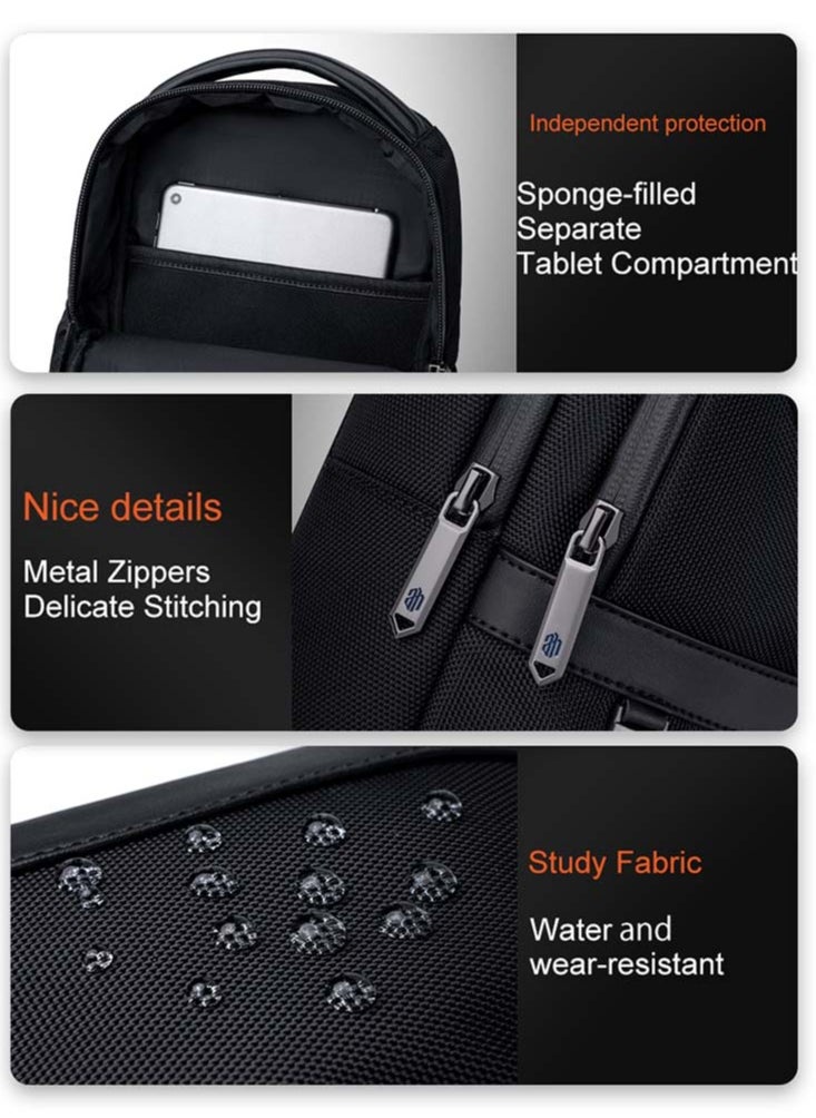 ARCTIC HUNTER Casual Shoulder Bag, Business Chest Sling Bag with Tablet Compartment for Men  - Image 5