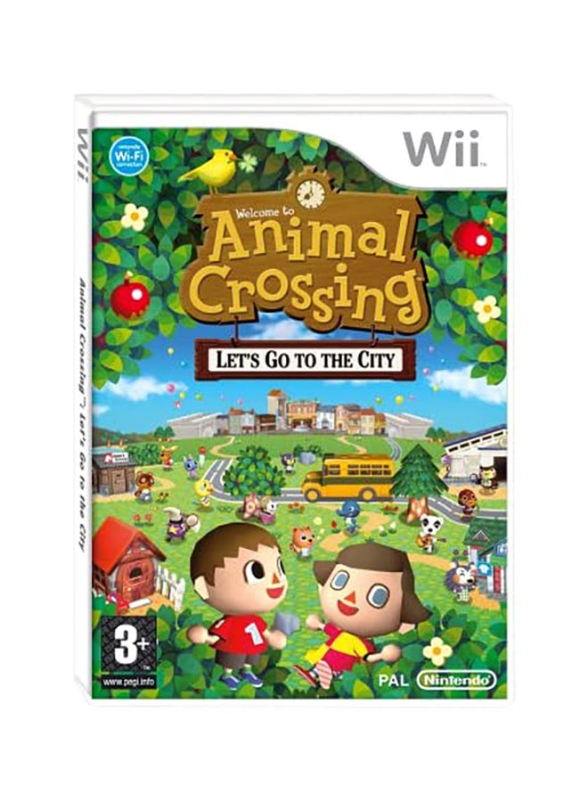 Welcome To Animal Crossing Let's Go To The City - Nintendo WII - Adventure - nintendo_wii