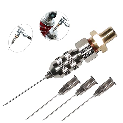 XZT 5 PCS Nitrogen Needle Valve kit for Shock,with Schrader Valve - Image 5