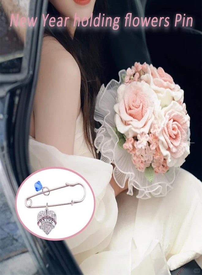 Yreamont Wedding Gift for Bride Wedding Gifts for Bride Bridal Bouquet Memorial Charm Brooches for Women Brides Bridal Shower Gifts for Friends Brooch Pin for Bridal Accessories for Women Brides - Image 4