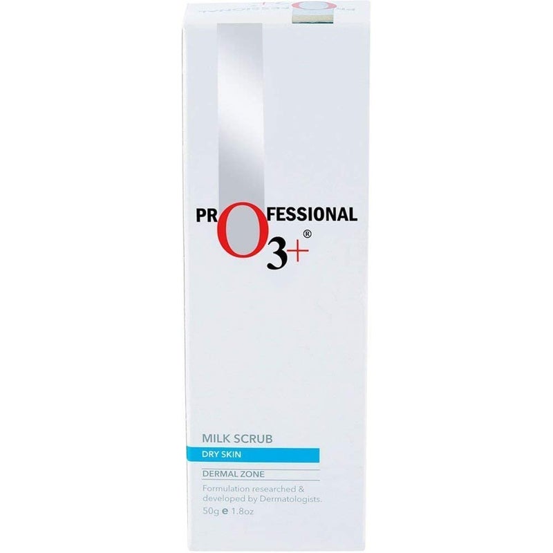 O3 Milk Scrub Enriched with Macadamia Nuts Extracts for Clean Bright Complexion O3 ALPHA MEN Acno DTAN Scrub With Hyaluronic Mint 50g - Image 3
