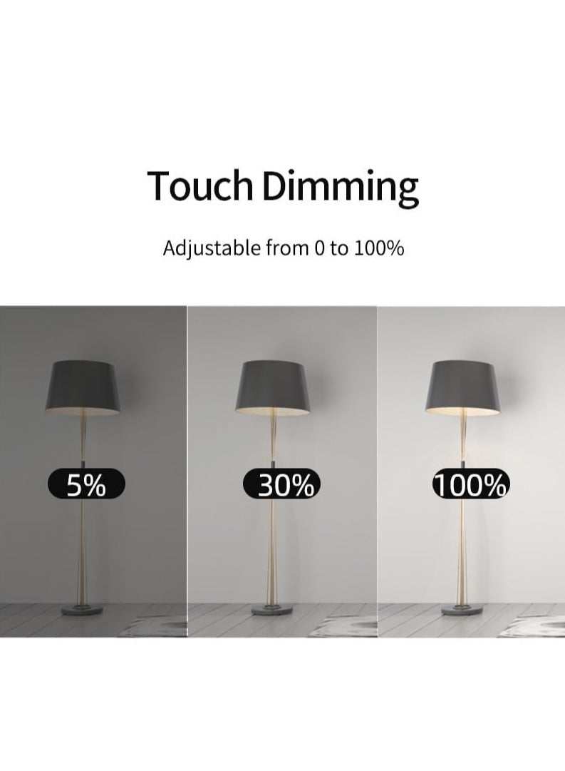 Smart Dimmer Switch, Smart WiFi Light Switch with Glass Panel, 1 Gang & 1 Way, Neutral Wire Required, Compatible with Alexa and Google Home, Touch & App Remote Control, Timing Function & Voice Control (Black) - Image 3