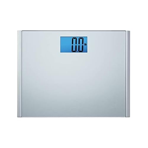 EatSmart Precision Plus Digital Bathroom Scale, 440 lb Capacity, Ultra-Wide Platform with Step-On Technology, Accurate Body Weight Scale, Grey - Image 1