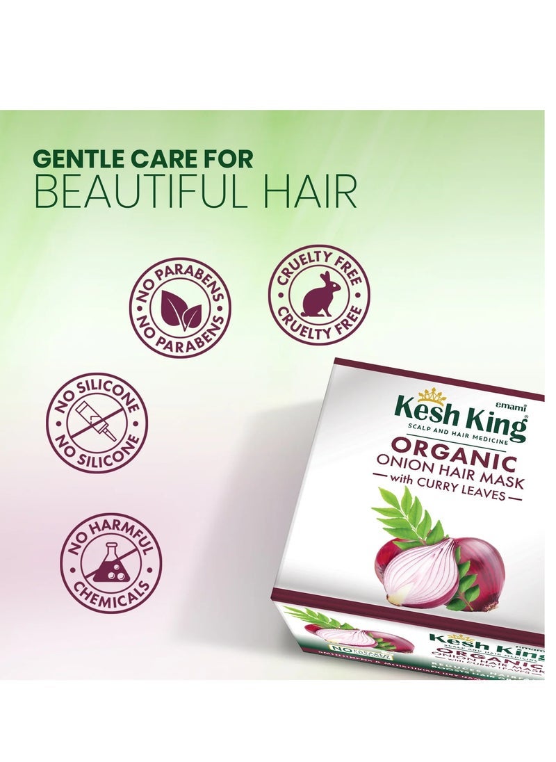 Kesh King Organic Onion Hair Mask With Curry Leaves - 200ml - Image 4