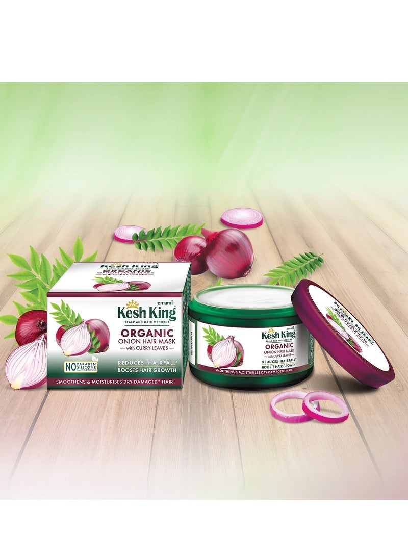 Kesh King Organic Onion Hair Mask With Curry Leaves - 200ml - Image 1