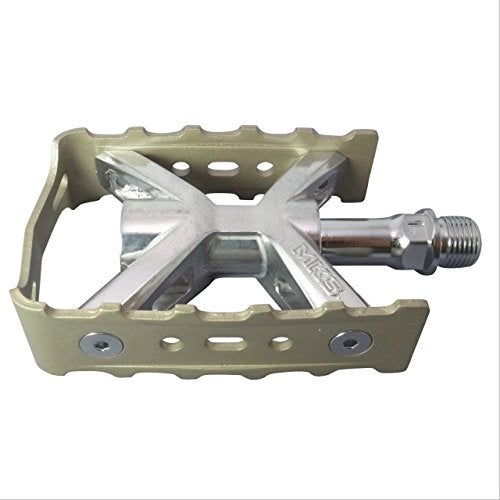 MKS (Mikashima Seisakusho) Esprit Bicycle Pedal, Titanium Color - Image 2