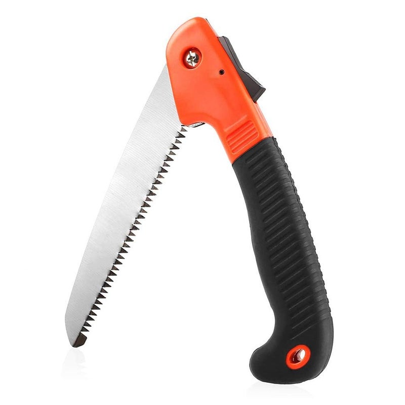 JR ENTERPRISE 2032cm Chromium Steel 3Edge Pruning Saw with Plastic Cover and Grip Handle  - Image 1