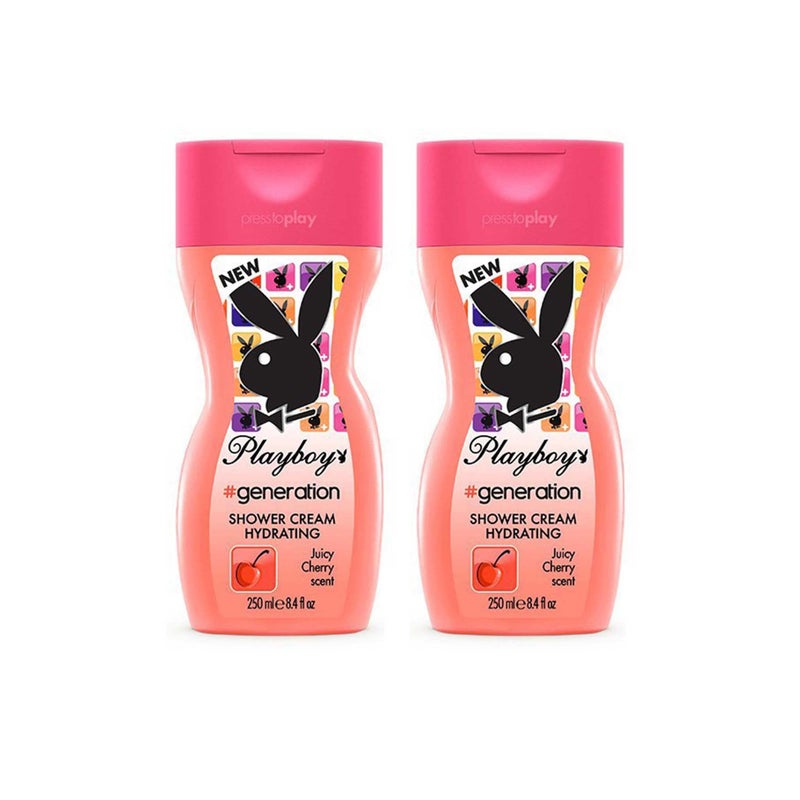 Playboy Generation Shower Gel - For Women (500 ml, Pack of 2) - Image 1