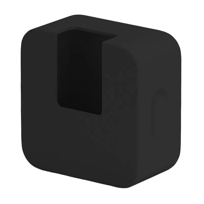 For MacBook Air 15.3 inch A3241 2025 M4 JRC S8130 A2579 Dual C Port 35W Adapter Silicone Protective Case(Black)