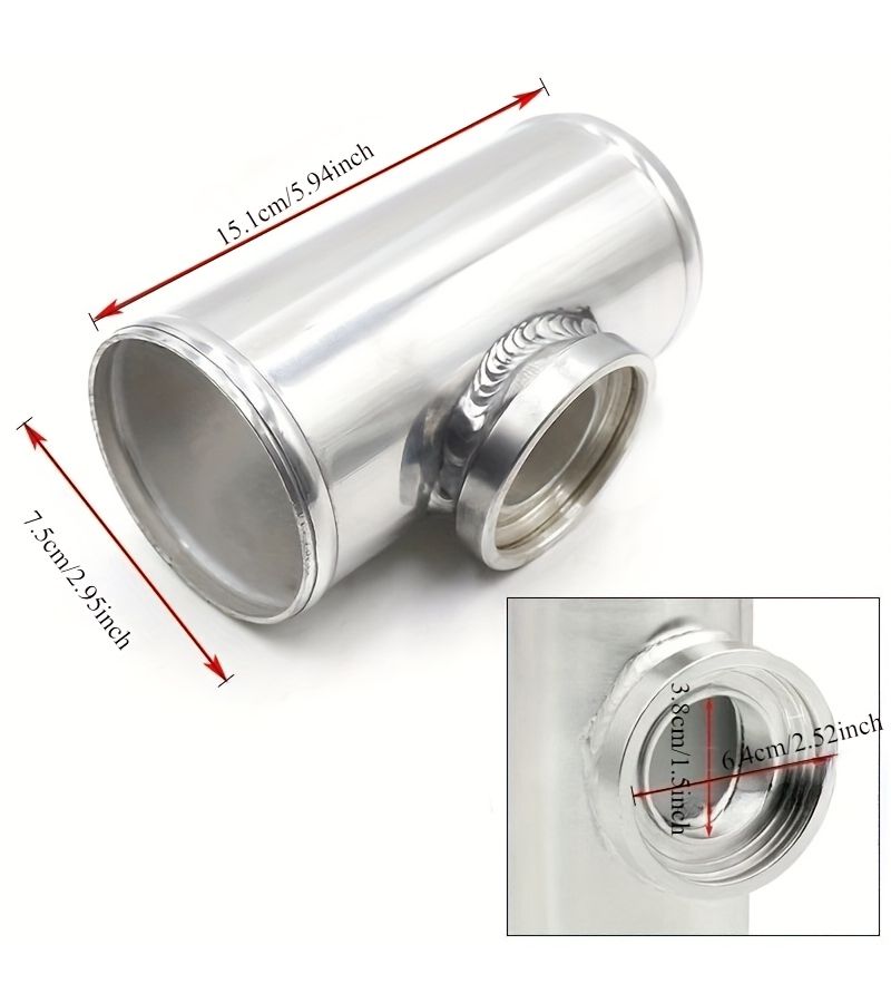 Flange Adapter Piping SQV BOV Blow Off Valve Tube 1 Piece - Image 2