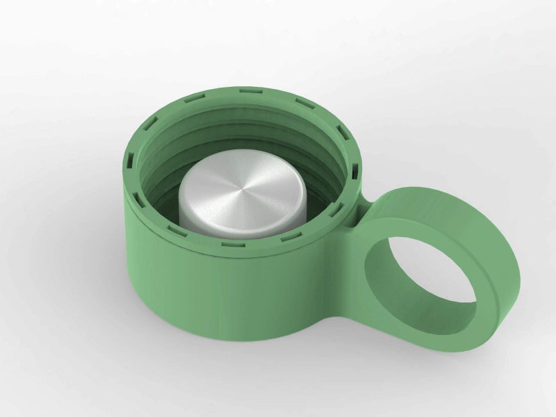 purifyou Premium 40/32 / 22/12 oz Glass Water Bottles with Volume & Times to Drink  Silicone Sleeve & Stainless Steel Lid Insert  Reusable Bottle for Fridge Water  Milk  Juice (32oz Shale Green) - Image 5