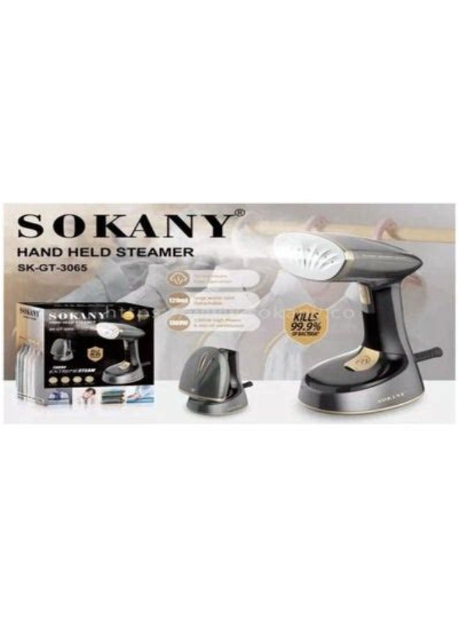 سوكاني مكواة بخار يدوية سوكاني 1470 واط بسعة 120 مل – مكواة بخار محمولة للملابس – الموديل SK-3065، ضمان لمدة عام - Image 2