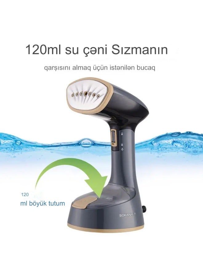 سوكاني مكواة بخار يدوية سوكاني 1470 واط بسعة 120 مل – مكواة بخار محمولة للملابس – الموديل SK-3065، ضمان لمدة عام - Image 3