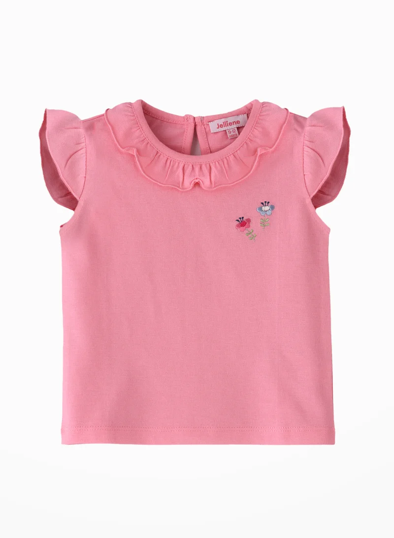 Jelliene Sunshine Squad: Girls' Comfy Cotton Tees Playful & Summer Fun