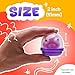 Entervending Capsule Vending Machine Translucent Purple Acorn Capsules Empty 50 pcs 2 inch Gumball Machine Capsules Bulk Party Favors DIY Containers Easter Basket Stuffers Gifts Pinata Stuffers - Image 4