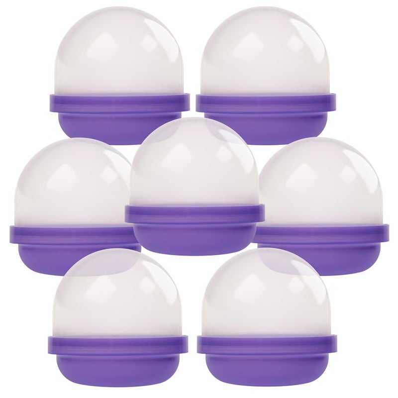 Entervending Capsule Vending Machine Translucent Purple Acorn Capsules Empty 50 pcs 2 inch Gumball Machine Capsules Bulk Party Favors DIY Containers Easter Basket Stuffers Gifts Pinata Stuffers - Image 3