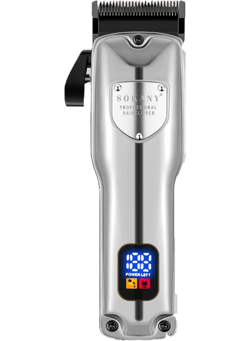 ماكينة حلاقة SK-16049 الإحترافيه بسرعتين تيربو و 4 أمشاط و ذراع تحكم فى الشفرات تعمل حتي 180 دقيقة متواصلين - Image 4