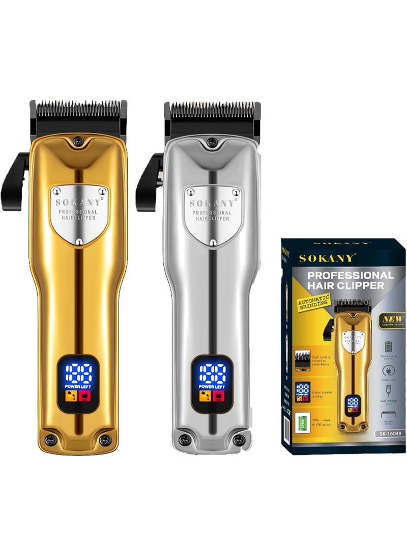 ماكينة حلاقة SK-16049 الإحترافيه بسرعتين تيربو و 4 أمشاط و ذراع تحكم فى الشفرات تعمل حتي 180 دقيقة متواصلين - Image 2