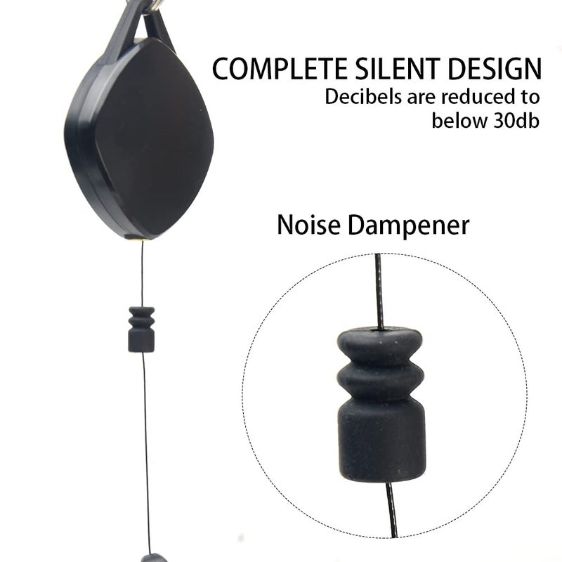 CALIDAKA VR Cable Management 3Packs Retractable Ceiling Pulley System Compatible with Oculu-s Rift S/Ps Vr/Viv E for Oculu-s Ques-t 2 VR Accessories with 360Â° Rotations Noise-Free - Image 2