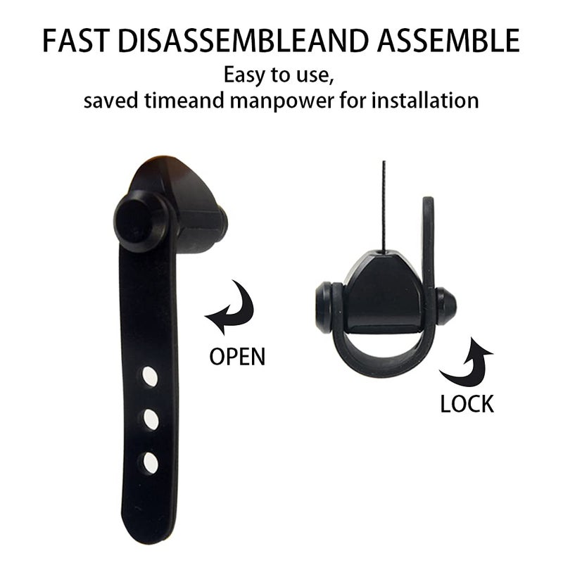 CALIDAKA VR Cable Management 3Packs Retractable Ceiling Pulley System Compatible with Oculu-s Rift S/Ps Vr/Viv E for Oculu-s Ques-t 2 VR Accessories with 360Â° Rotations Noise-Free - Image 5