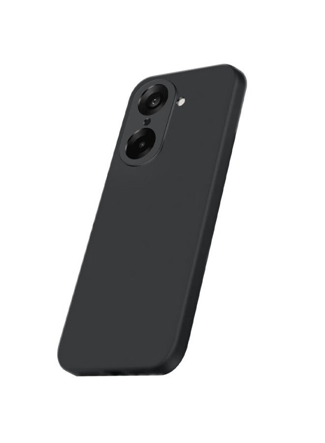 Freeson Protective Case For Oneplus Ace5 Racing Edition, Slim Matte Tpu Soft Shell With Ring Stand, Black