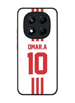 Stylizedd For Xiaomi Redmi Note 14 Pro 4G 4G Case,Slim fit Camera Protection, Shockproof Thin Phone cover  - Football - UAE,  Omar.A  - Image 1