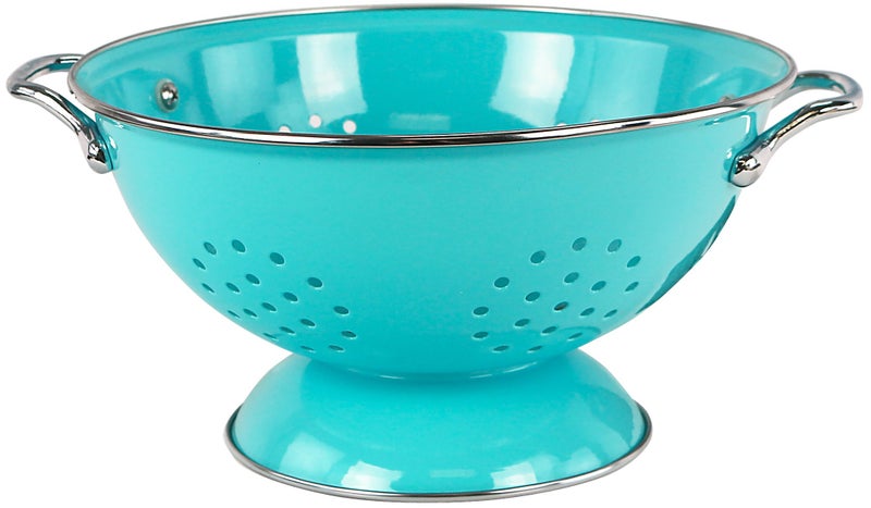 Reston Lloyd Calypso Basics Powder Coated Enameled Colander 3Quart Turquoise