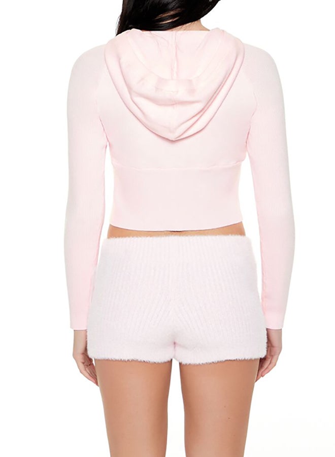 FOREVER 21 Hooded Raglan Sweater - Image 3