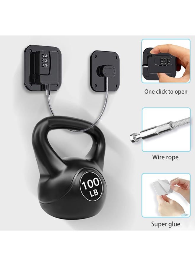 kusaiooi Fridge Lock Refrigerator Freezer Childproof Locks for Adults Cabinets and Drawers Easy Install No Keys Needed Combo Lock Multifunctional Child Safety Cabinet Locks (Black 2 Pack) - Image 3