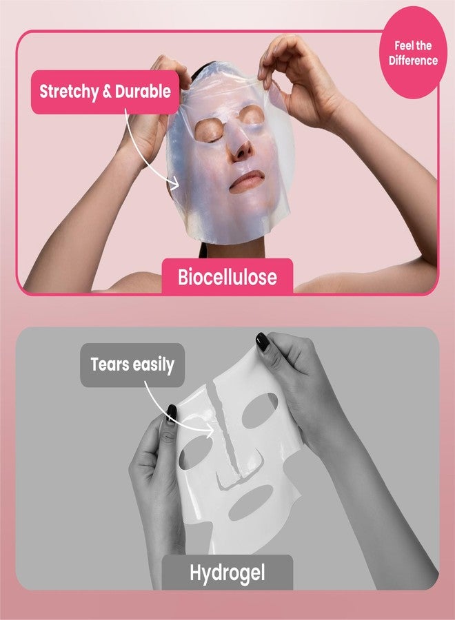 Body Restore Korean Bio-Cellulose Collagen Face Mask (5 Pack) – Anti-Aging Mask with Hyaluronic Acid & Centella Asiatica – Hydrating Facial Mask for Fine Lines, Wrinkles & Firming – K-Beauty Skincare - Image 2