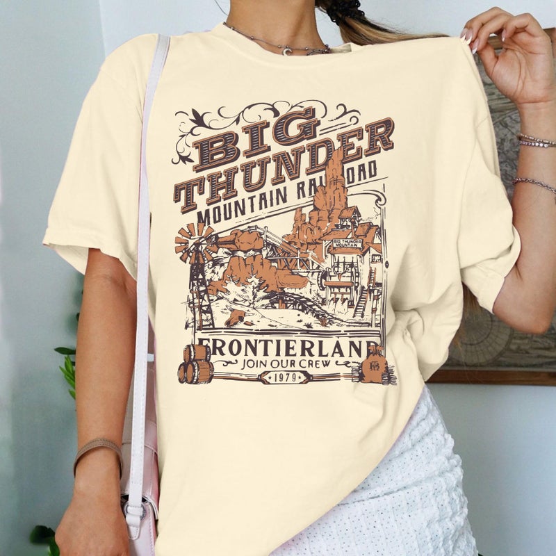 LUKYCILD Magical Shirt for Women Magic Kingdom Shirts Oversized Graphic Short Sleeve T-Shirt Casual Holiday Vacation Tee Tops Apricot - Image 3