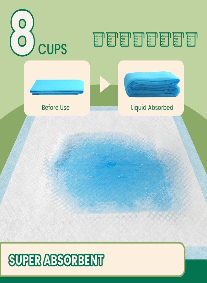 IMMCUTE Puppy Pee Pads 30"x28",50 Count - Dog Pee Pads Double Layer Leak-Proof ,Large Thicker Super Absorbent Dog Pads,Pet Potty Pads for Dogs,Disposable Pet Training Pads - Image 4