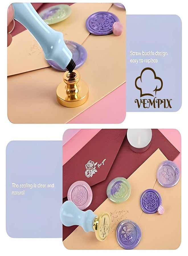 VEMPIX Wax Seal Stamp Kit, Wax Seall Kits, Seal Stamp Kit, Wex Seal Stamp with Sealing (Model Number - 2) - Image 4