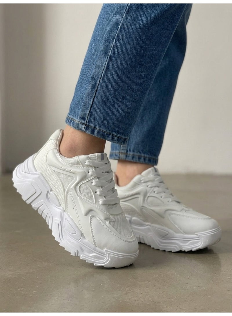 Vbranda Trendy women's sneakers with a modern design L-6-WHITE - Image 1