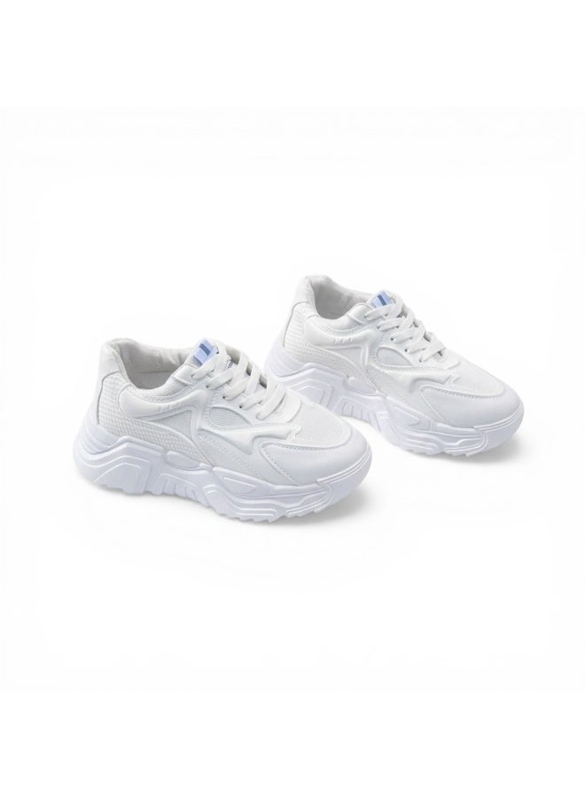 Vbranda Trendy women's sneakers with a modern design L-6-WHITE - Image 2