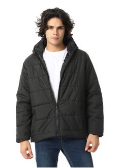 Andora Plain Zipped Hooded Jacket  - Image 1