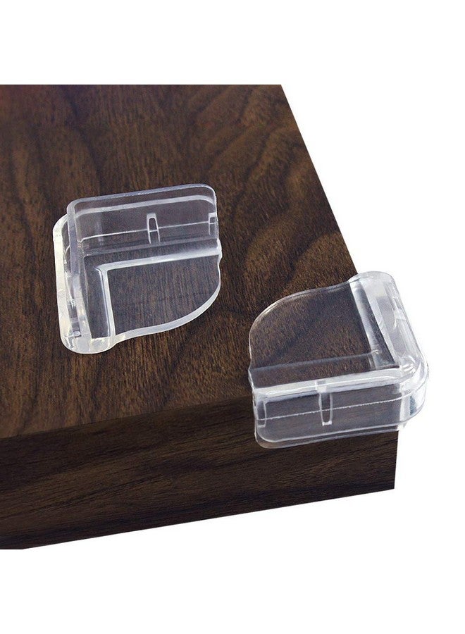 Matyz 16-Pack 1.6" Large Clear Corner Protectors - Dual Layer Buffer Structure Soft Table Corner Guards - Child Proof Furniture Corner Safety Bumpers - Up-Down Corner Cover Safety - Image 1