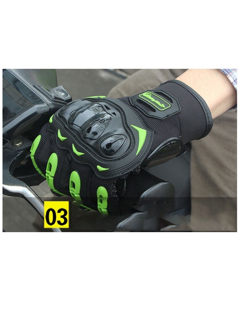 Riding Tribe - Men’s Motorcycle Gloves Touching Screen Full Finger Motorbike Racing Motor Cycling Motocross - Image 1