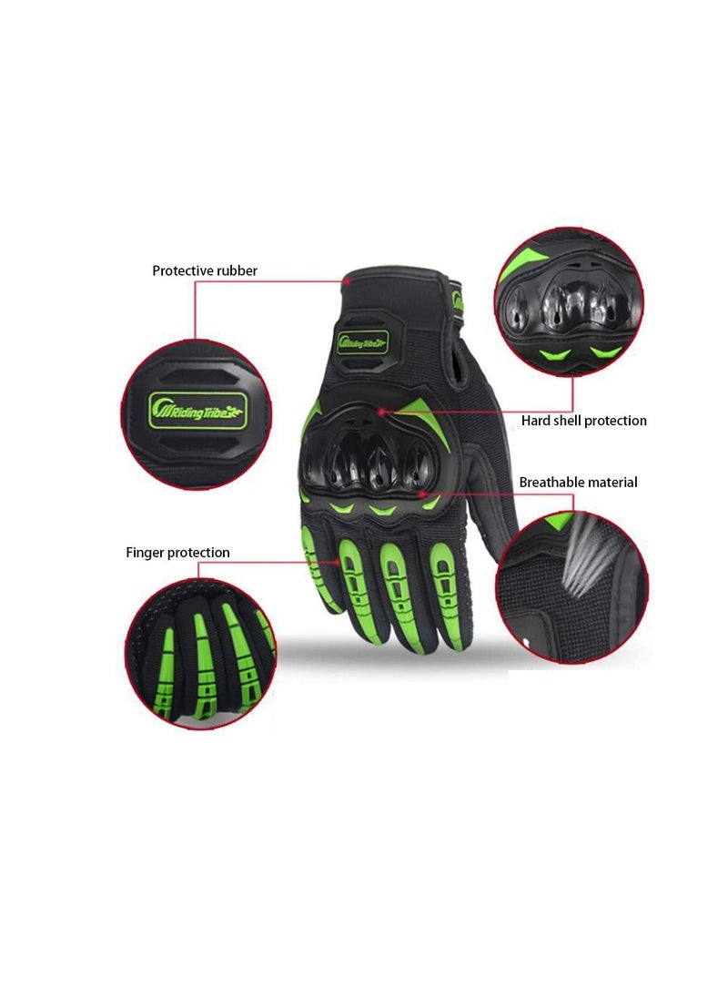 Riding Tribe - Men’s Motorcycle Gloves Touching Screen Full Finger Motorbike Racing Motor Cycling Motocross - Image 1