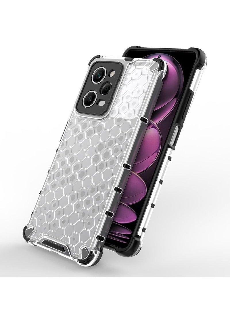 غطاء حالة Xiaomi POCO X5 Pro 5G [امتصاص الصدمات على شكل قرص العسل] [انقطاع دقيق] غطاء خلفي واقي للكمبيوتر الشخصي غطاء هاتف TPU ناعم ل POCO X5 Pro / Redmi Note 12 Pro 5G - Image 4