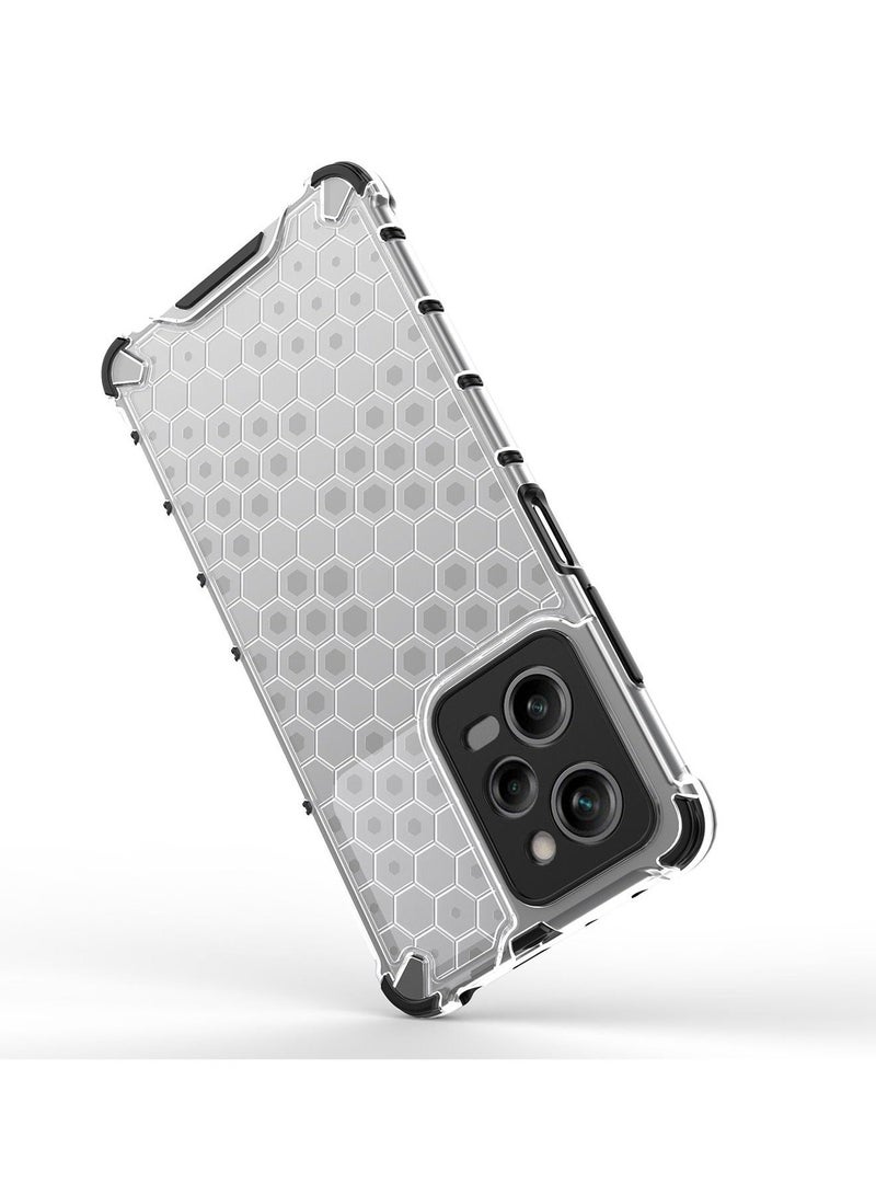 غطاء حالة Xiaomi POCO X5 Pro 5G [امتصاص الصدمات على شكل قرص العسل] [انقطاع دقيق] غطاء خلفي واقي للكمبيوتر الشخصي غطاء هاتف TPU ناعم ل POCO X5 Pro / Redmi Note 12 Pro 5G - Image 5