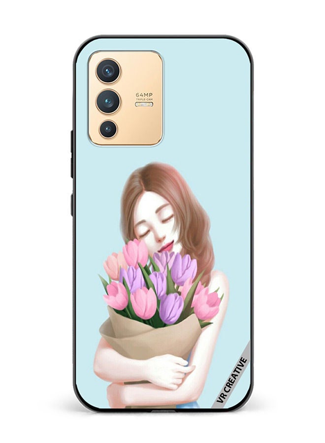 VR CREATIVE Protective Case Cover For Vivo V23 5G Huggi Design Multicolour - Image 1