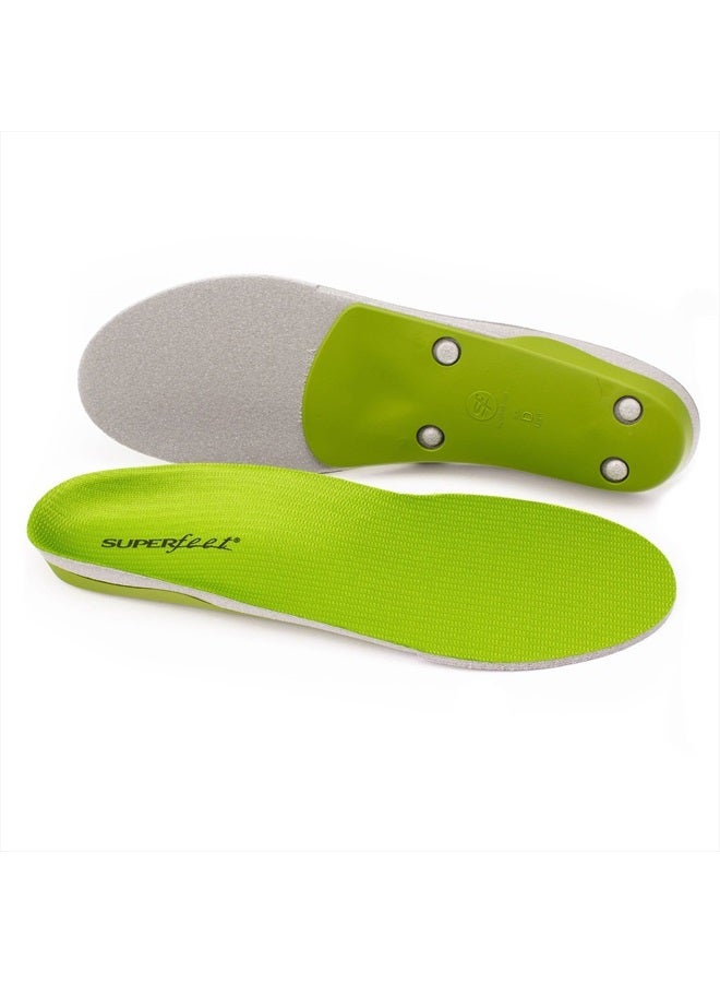 SUPERfeet All-Purpose Support High Arch Insoles (Green) - Trim-To-Fit Orthotic Shoe Inserts - Professional Grade - Men 7.5-9 / Women 8.5-10  - Image 1