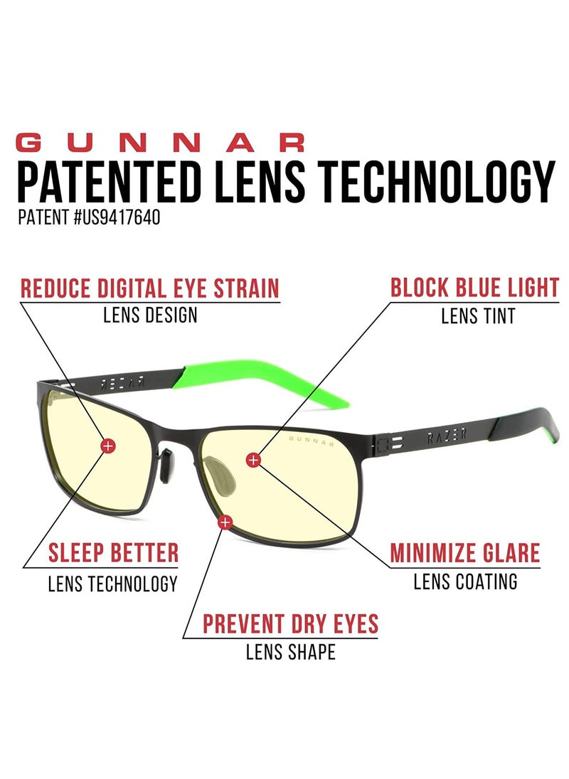 Gunnar Razer FPS Edition Gaming Glasses - RZR-30006
